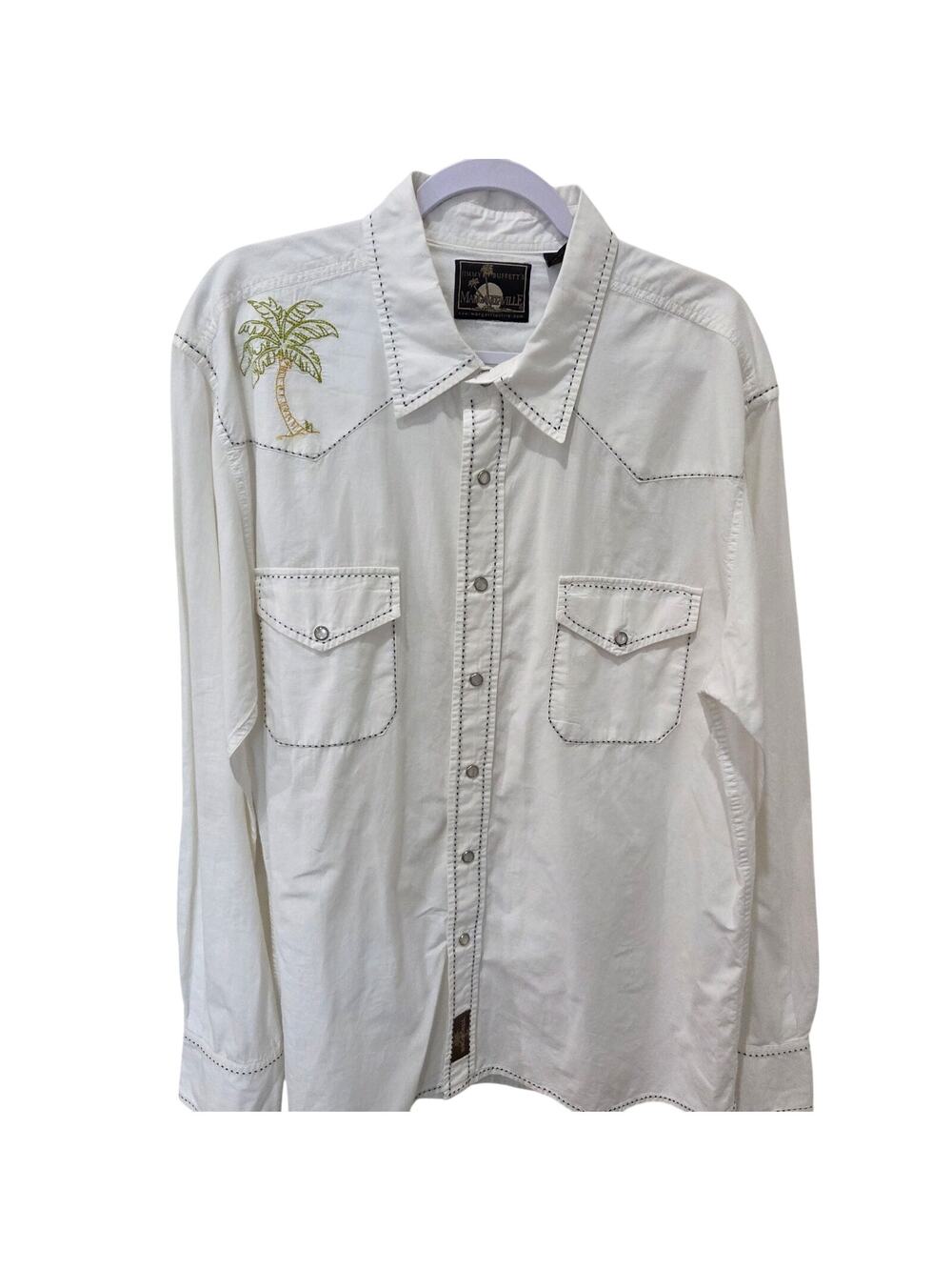 Jimmy Buffet  "It's Five 5 O'clock Somewhere" Longsleeve Casual Shirt, Size XXL